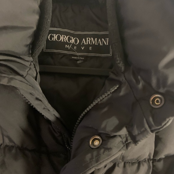 Giorgio Armani Black Puffer Vest size 44 - Picture 2 of 8